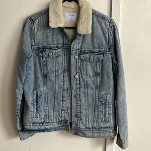 Old Navy fleece-lined denim jacket